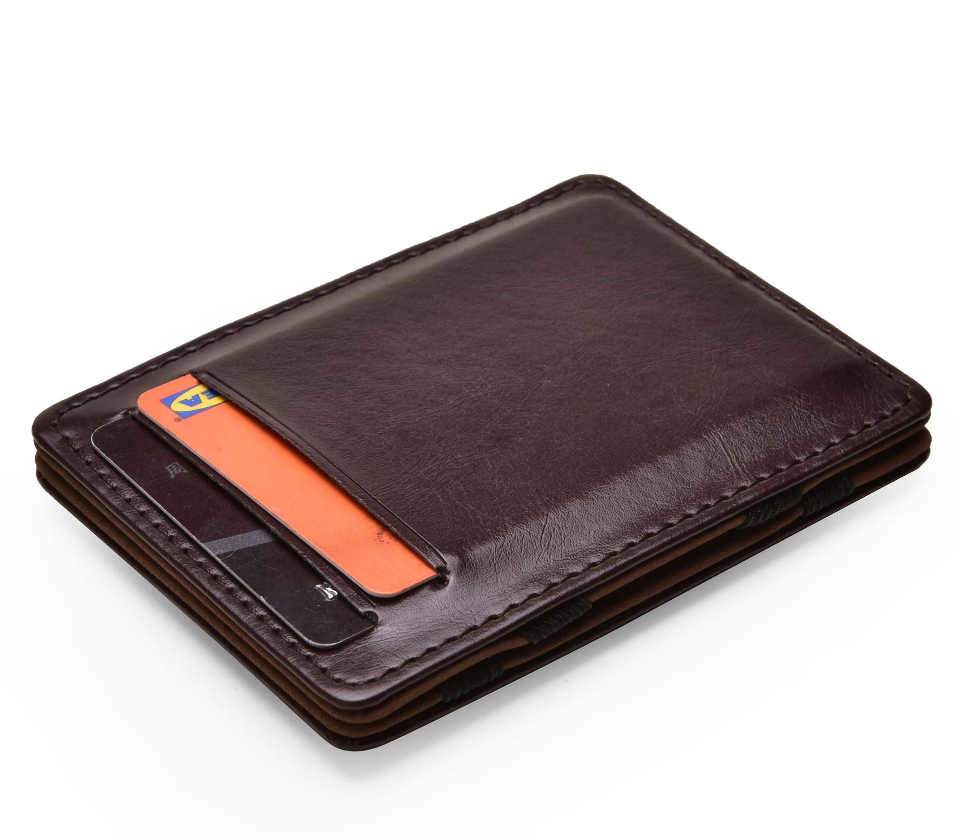 Flip PU Magic Wallet Business Card Holder Bags