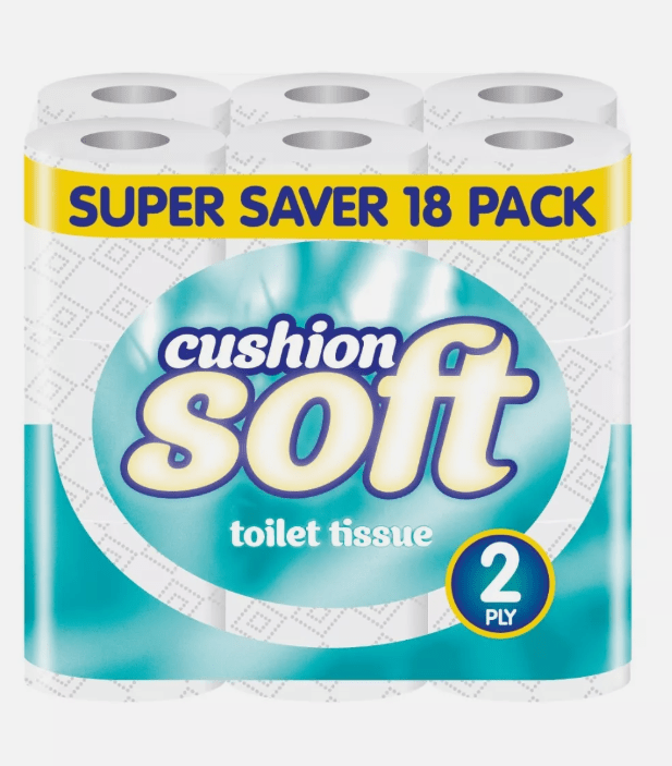 Toilet Tissue 108 Rolls Cushion Soft Quilted. Embossed 2-Ply Toilet Paper. Strong, Unscented, Responsibly Sourced. Bulk Pack
