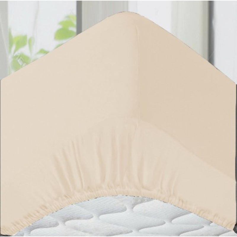 4B Superior 40CM Deep Fitted Sheets with Elastic All Around for Extra Thick Mattresses, Secure Snug Fit Bed Cover, Wrinkle Resistant Bedding, Easy Wash & Quick Dry, Smooth Finish for Modern Bedrooms, Durable Everyday Use Shee