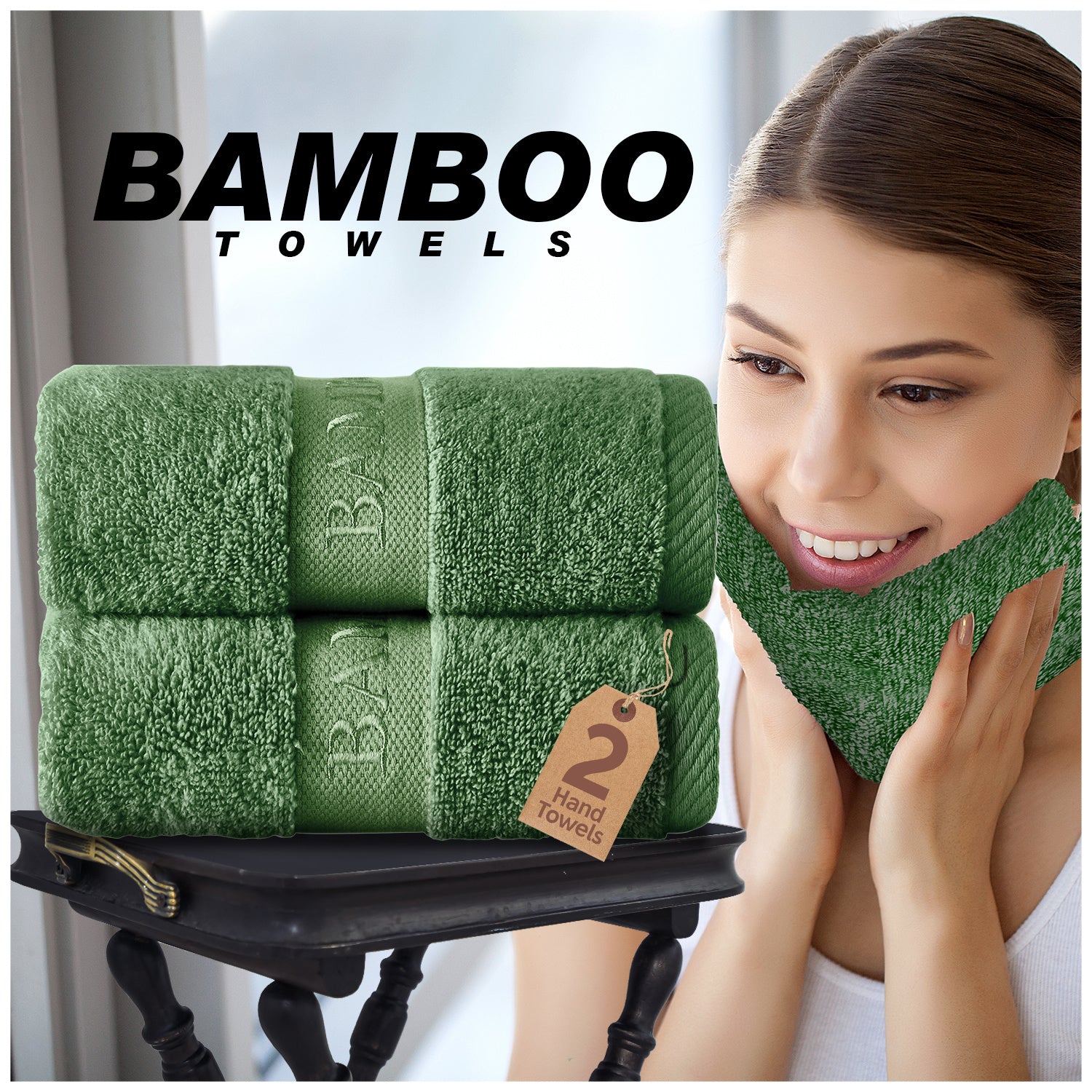 Multi-Purpose Ultra Soft & Highly Absorbent Towels for Bathroom, Gym, Kitchen, Face, Hands OR