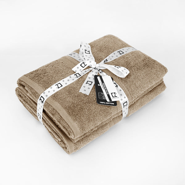 Large Bath Towel 2-Pack – 100% Cotton – Soft, Absorbent & Quick-Drying – 70x130 cm