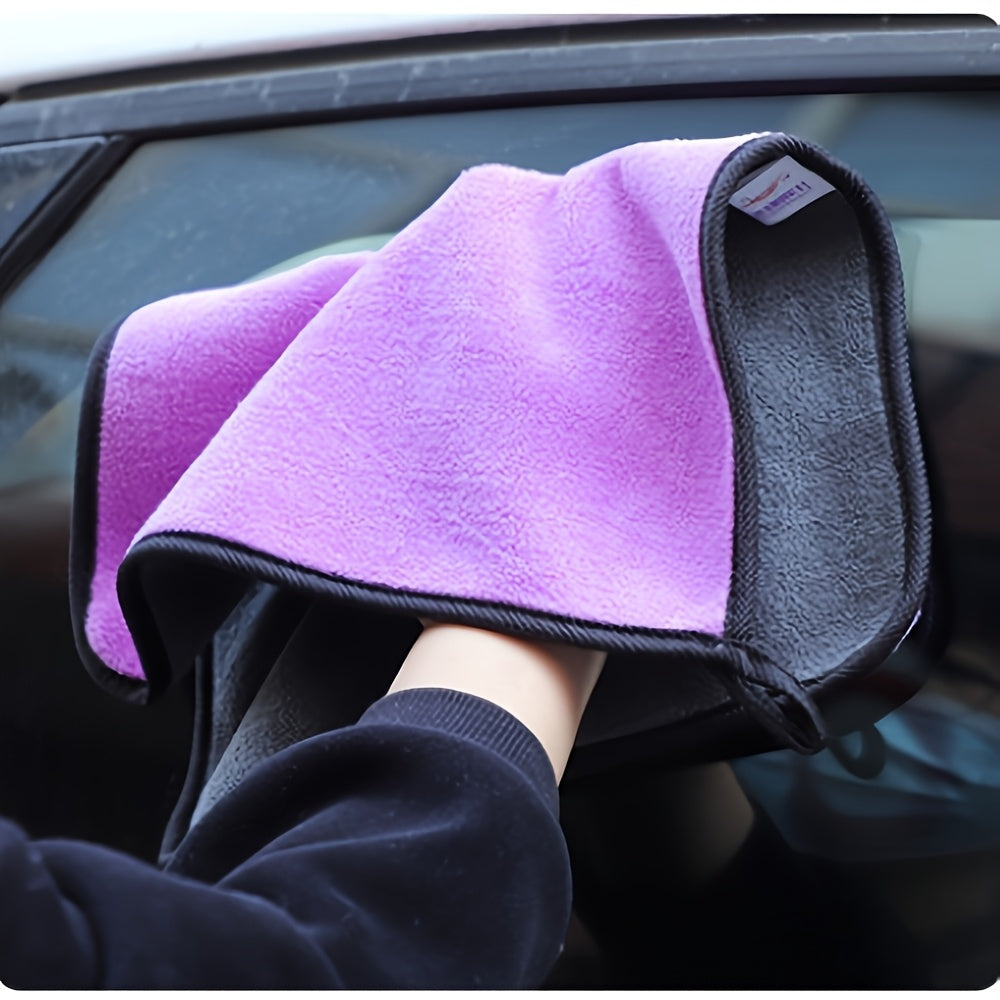 10-Pack of microfiber car cleaning wipes, car wash towels, dry absorbent microfiber cleaning cloths, car wash drying wipes, car detail cleaning - Dad's Father's Day gift, Auto Detailing, Vehicle Maintenance, Compact Wipes, Mu