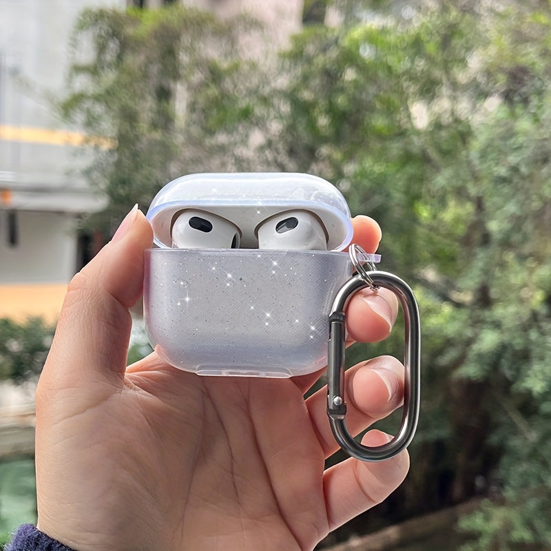 Standable Shiny Transparent Case – Protective Cover for AirPods 3 & AirPods Pro 2