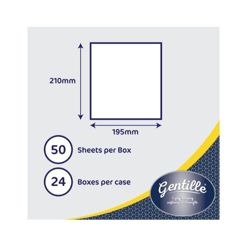 (Regular) Gentille Facial Tissues Box 24 Pk Luxury Soft