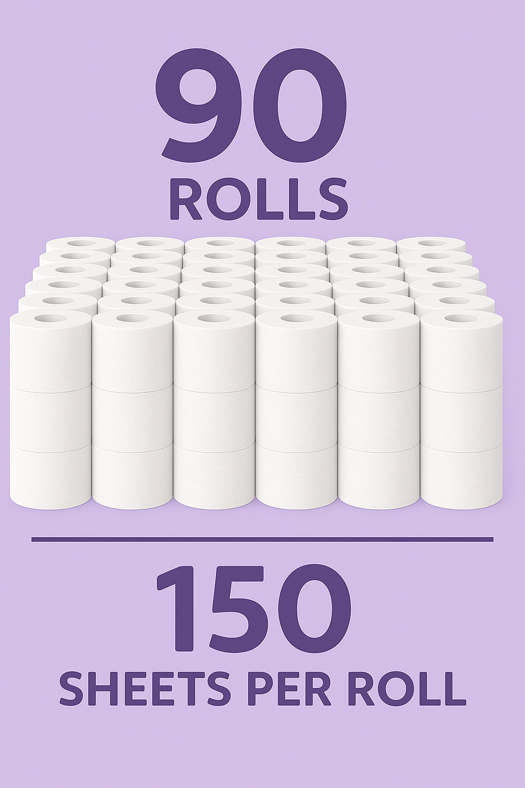 Luxuriously Soft, Strong & Highly Absorbent Toilet Tissue