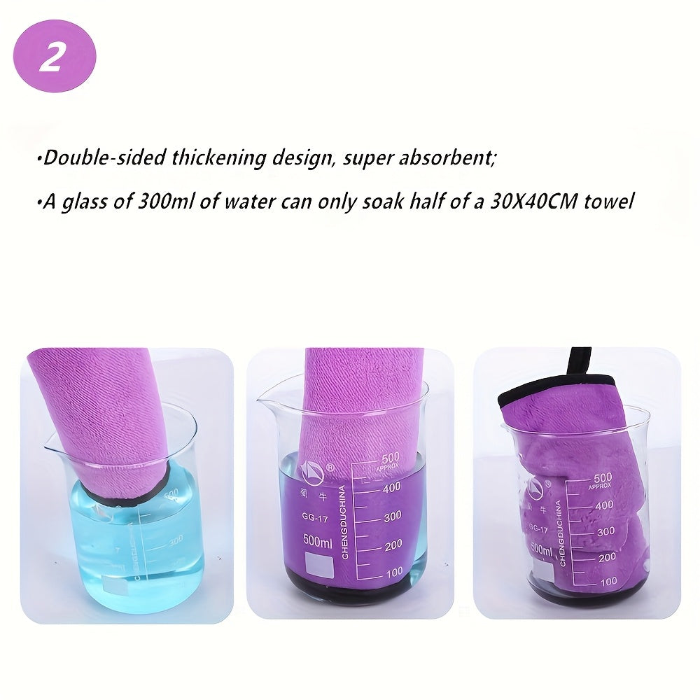 10-Pack of microfiber car cleaning wipes, car wash towels, dry absorbent microfiber cleaning cloths, car wash drying wipes, car detail cleaning - Dad's Father's Day gift, Auto Detailing, Vehicle Maintenance, Compact Wipes, Mu