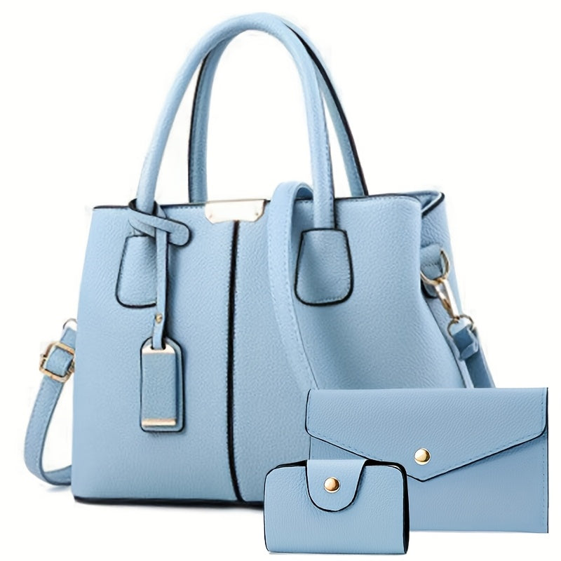 A Set of Crossbody Bags for Women, Featuring a Large Capacity, a Trendy New Casual Tote Bag, Perfect for Summer, Versatile And High-End, Ideal As a Gift.