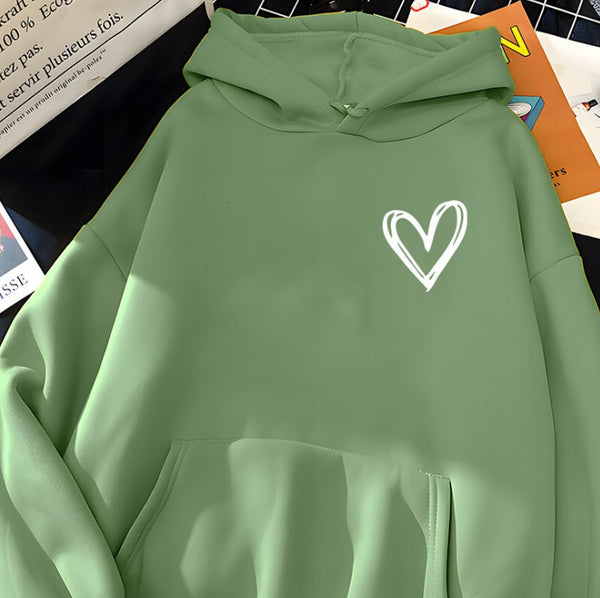 New Simple Basic Style Shirt Printing 3D Digital Love Men And Women Couple Planet Hooded Sweater