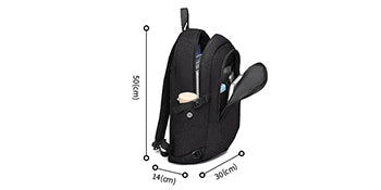 Kono Anti-Theft Laptop Backpack - 15.6 Inch Lightweight Laptop Bag for Men & Women - USB Charging Port, Travel, Business, Work.