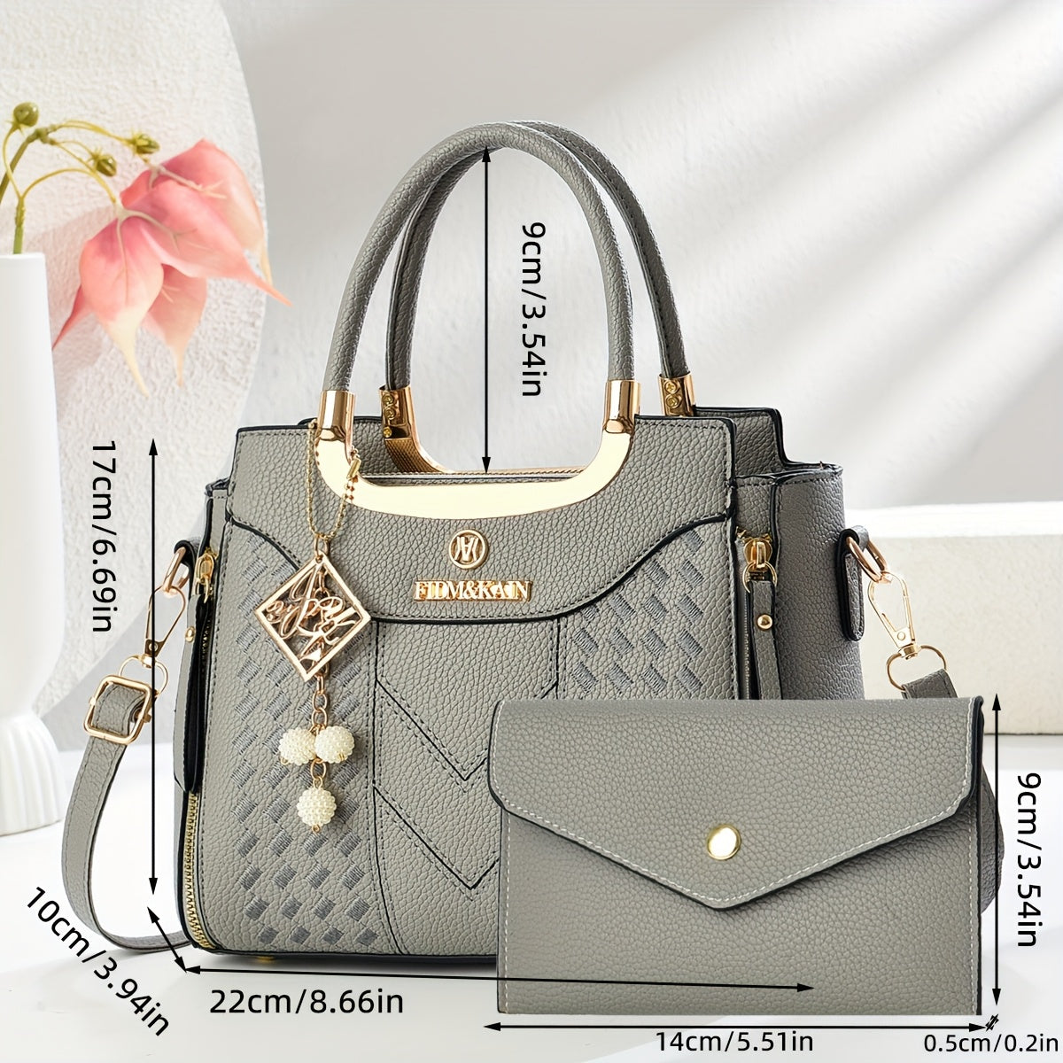 CHROSGEKEIDI Women's Large Capacity Quilted  Handbag - Adjustable Crossbody/Shoulder Bag with Zipper Closure, Elegant Purse for, Travel, Parties, Casual & Formal Events, Durable & Brand Authentic Carry