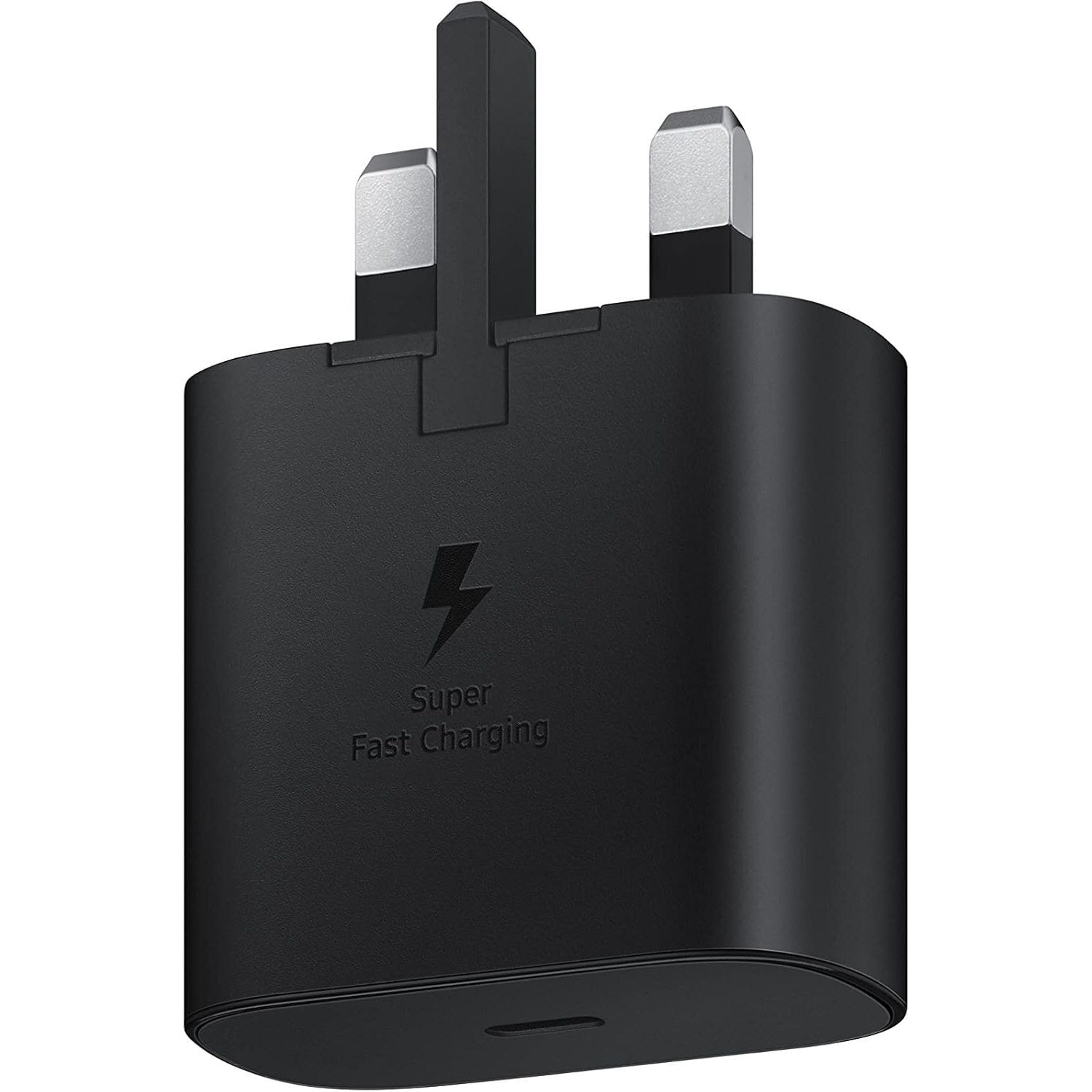 Samsung Galaxy Official 25W Super Fast Charging Travel Adapter (without USB-C to C Data Cable), Black
