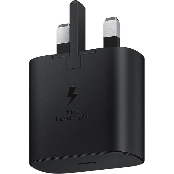 Samsung Galaxy Official 25W Super Fast Charging Travel Adapter (without USB-C to C Data Cable), Black