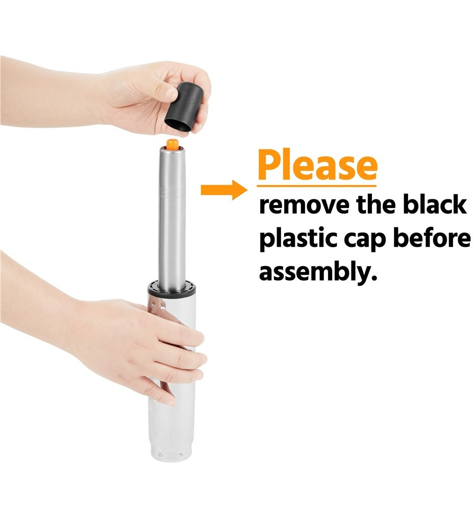 Costoffs Office Chair Mid Back Task Chair 360° Swivel Executive Chair PU Leather Computer Desk Chair with Arms for Home Office Meeting Room Study Game Room Bedroom, Black/White/Pink/Light Gray/Retro Brown