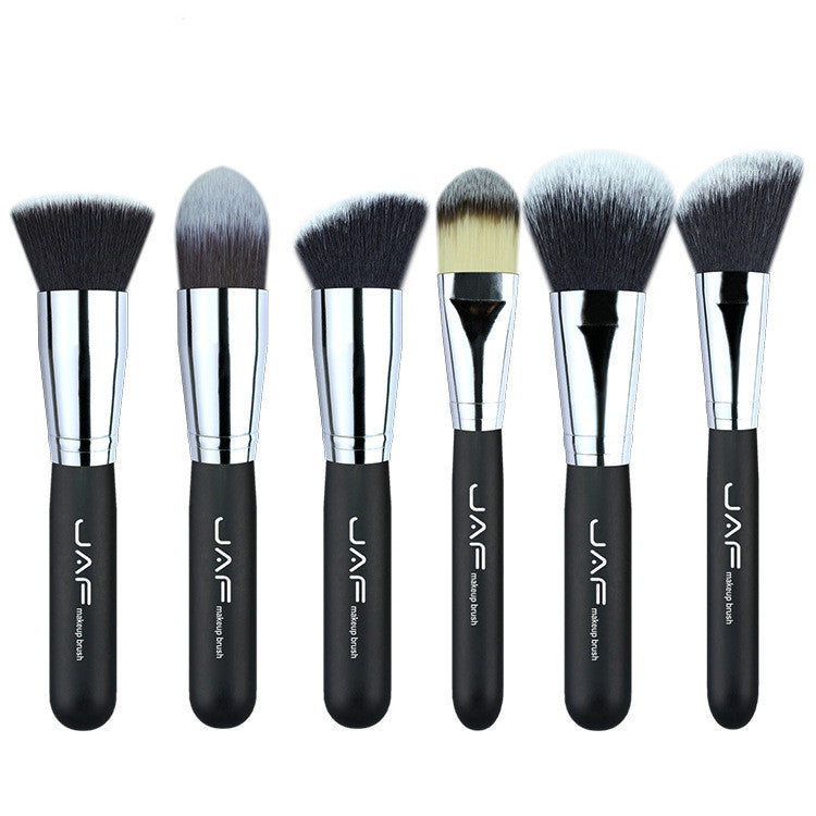 JAF 24pcs Professional Makeup Brushes Set with Storage Case: Vegan Synthetic Make Up Brushes Set in Black Bag Holder. Cruelty-Free Cosmetic Big Makeup Brushes & Tools Kit