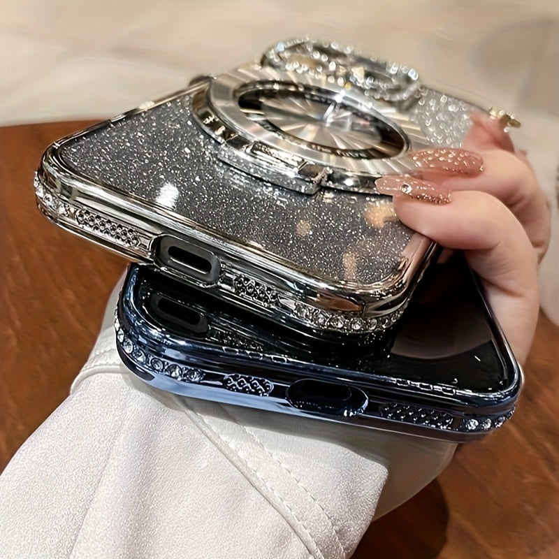 Protective Phone Case with Lens Protection Film, Edge Drill, Flash Powder & Anti-Wrestling Bracket – Compatible with iPhone 11–16 Pro Max/16E