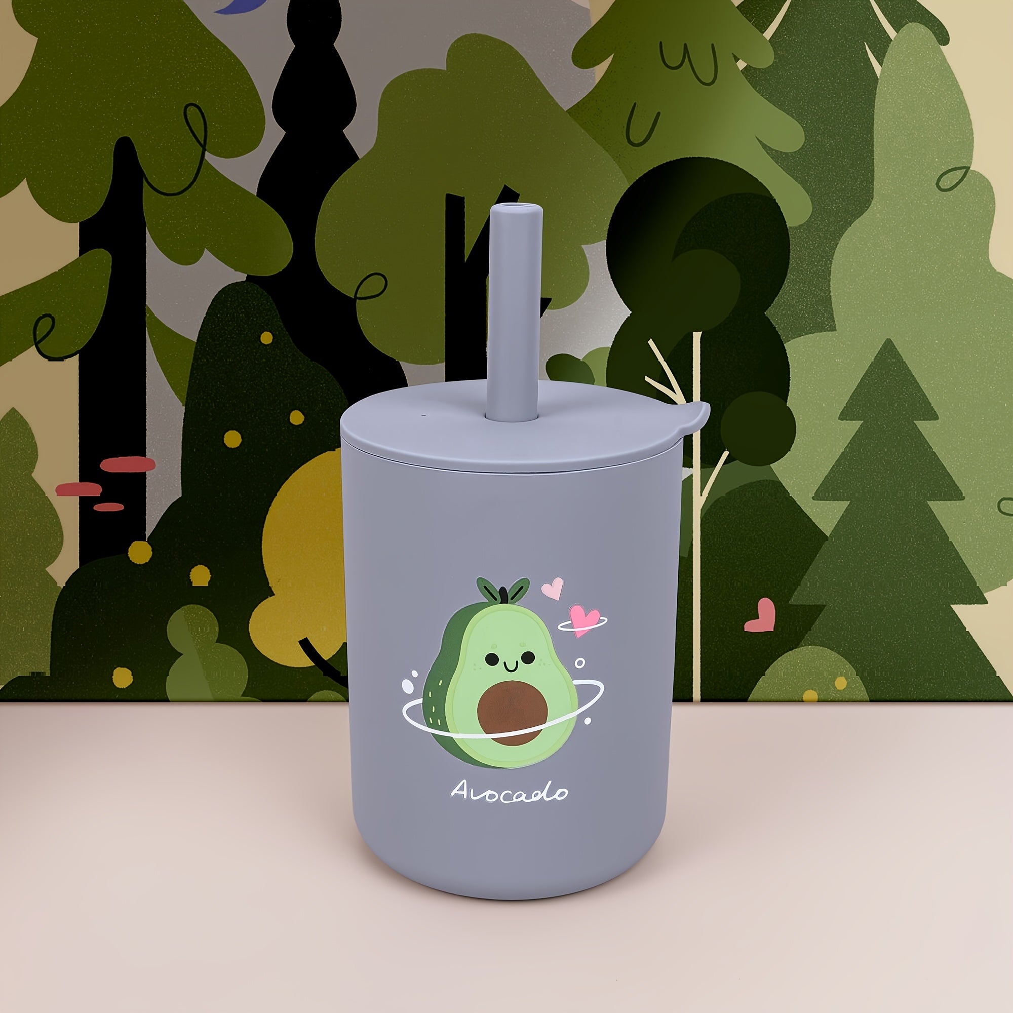 TYRY.HU 6oz Mini Water Cup for Kids - Portable, Unbreakable Silicone Training Cup with Straw & Lid, Food Grade, Ideal for Toddlers & Beginners, Perfect for Thanksgiving & Christmas Gifts, Water Cup For Kids