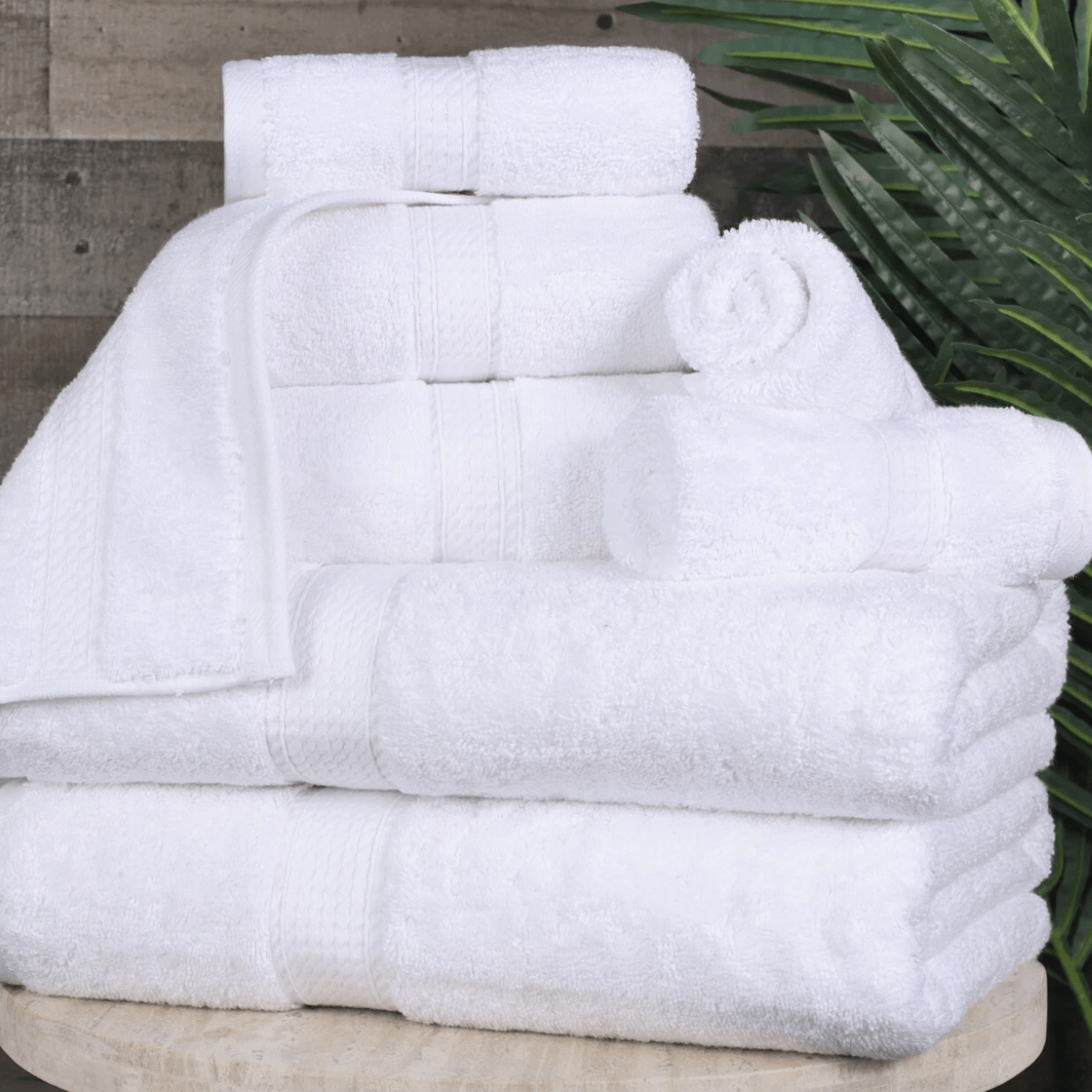 10Pack Towel Bale Sets Cotton Towels Bale Set 500 GSM Super Soft Extra Absorbent Face Hand Washing Gloves and Bath Towels Sets