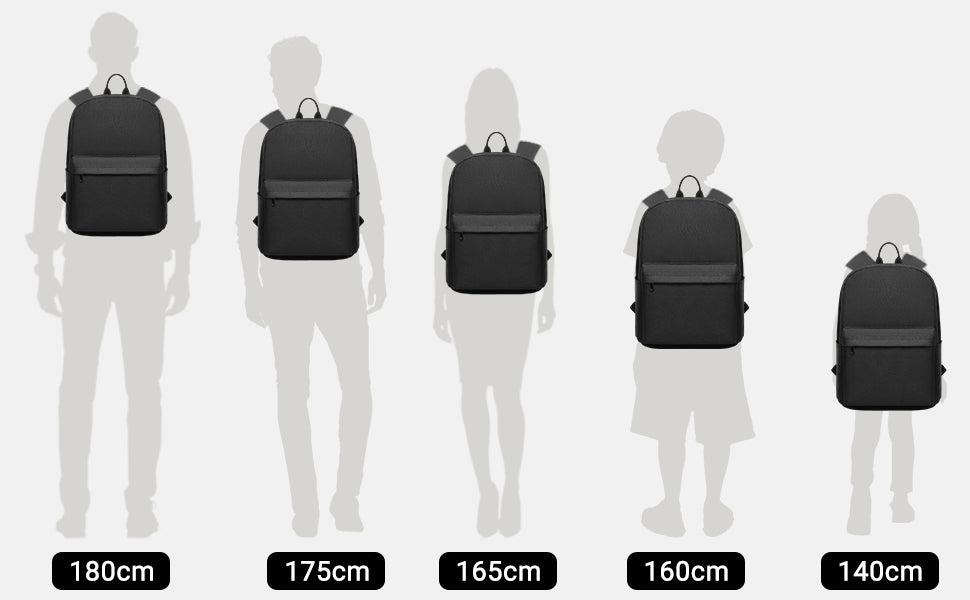 Kono Lightweight School Backpack - Casual Daypack for Men & Women - Durable Bookbag, Travel Rucksack & Work Bag