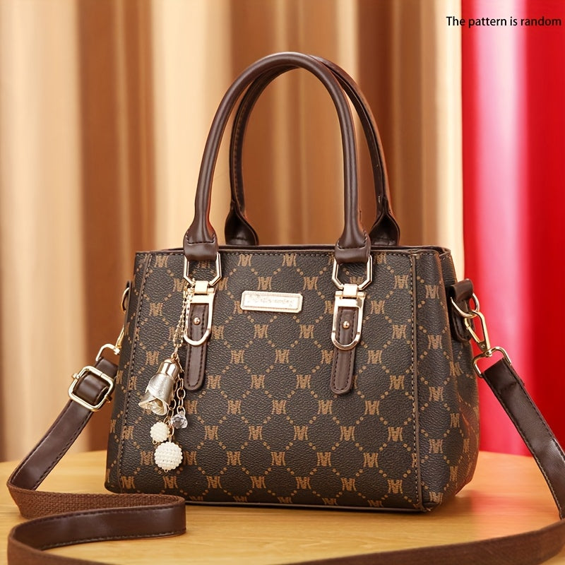 Women's Large Capacity Handbag - Elegant Minimalist Purse with Zipper Closure, Spacious Everyday & Formal Bag for Women, Available in //// - Versatile Travel & Commuting Tote, Synthetic Synthetic