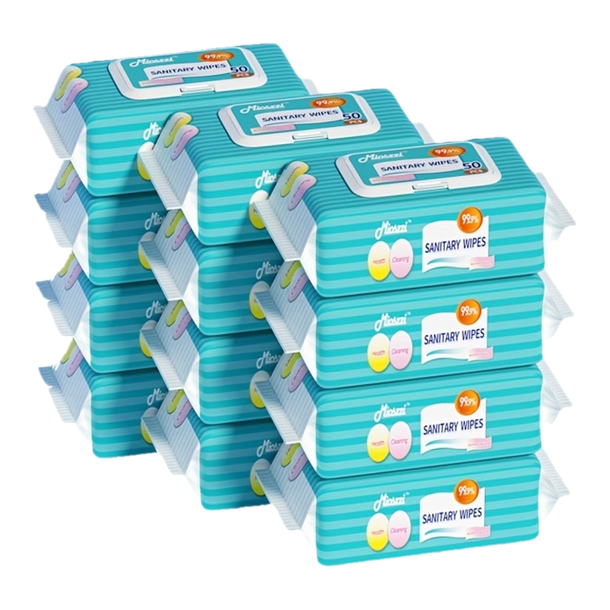 50pcs Per Pack, Non-Woven Material, Essential for Outdoor Travel, Daily Use, Family-Sized Disposable Cleaning Wipes
