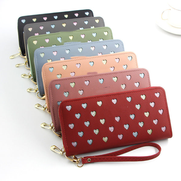 Women's Fashion Long Large Capacity Zipper Wallet