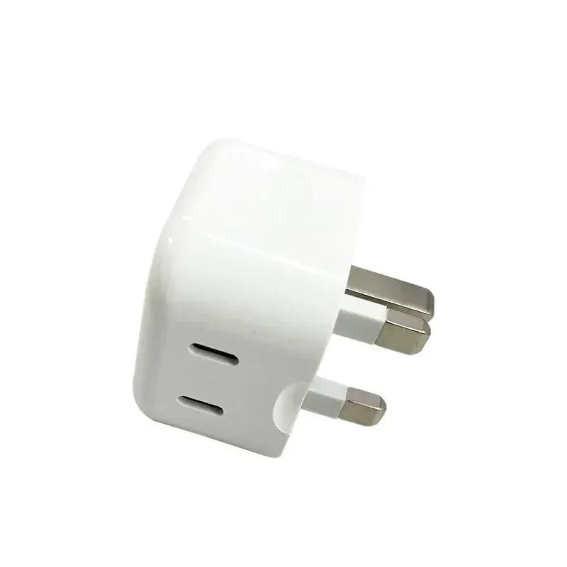 Dual USB-C PD Wall Charger – Compact Fast Charging Adapter for Phones & Tablets