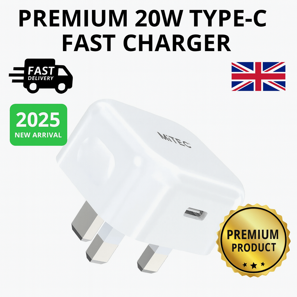 Premium Type-C Fast Charger – Compact & Reliable