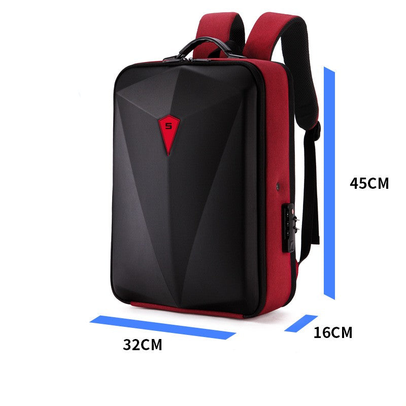 Alloy Frame Hard Shell Setting Men's Backpack