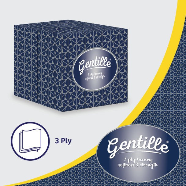 (Regular) Gentille Facial Tissues Box 24 Pk Luxury Soft
