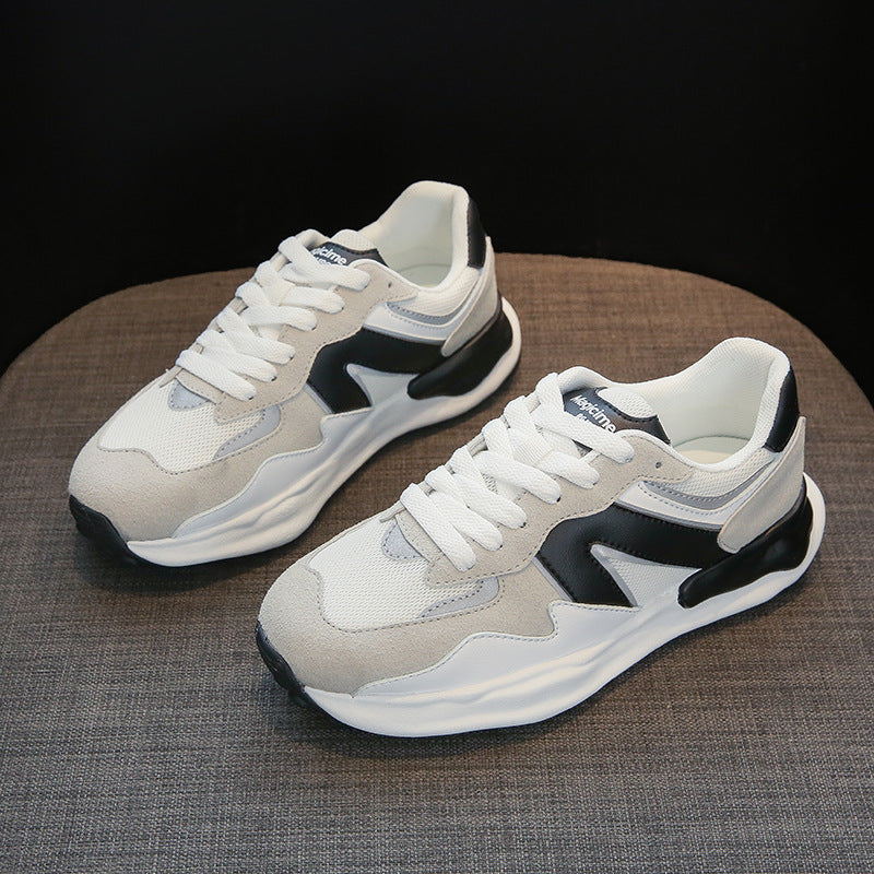 Autumn New Ins Korean Style Breathable White Shoes For Women