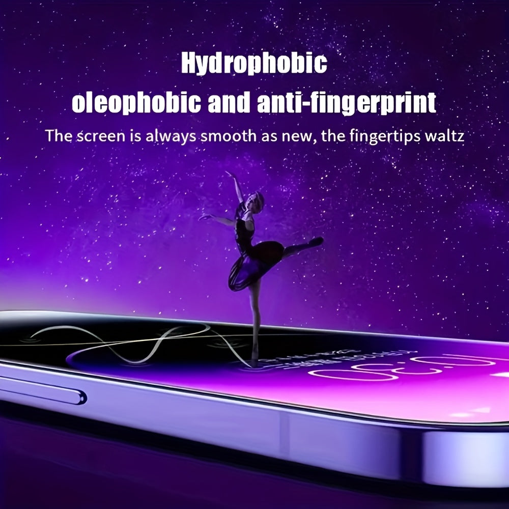 A Pack of 5 Ultra-High-Definition Tempered Glass Screen Protectors, Compatible with for Iphone 17 Pro Max/16 Pro Max/15 Pro Max/17 Air/17/16/16E/15/14/13/12/11/Plus/Mini/Xs Max/X, Easy to Apply, 9H+ Tempered Glass Film, Finge