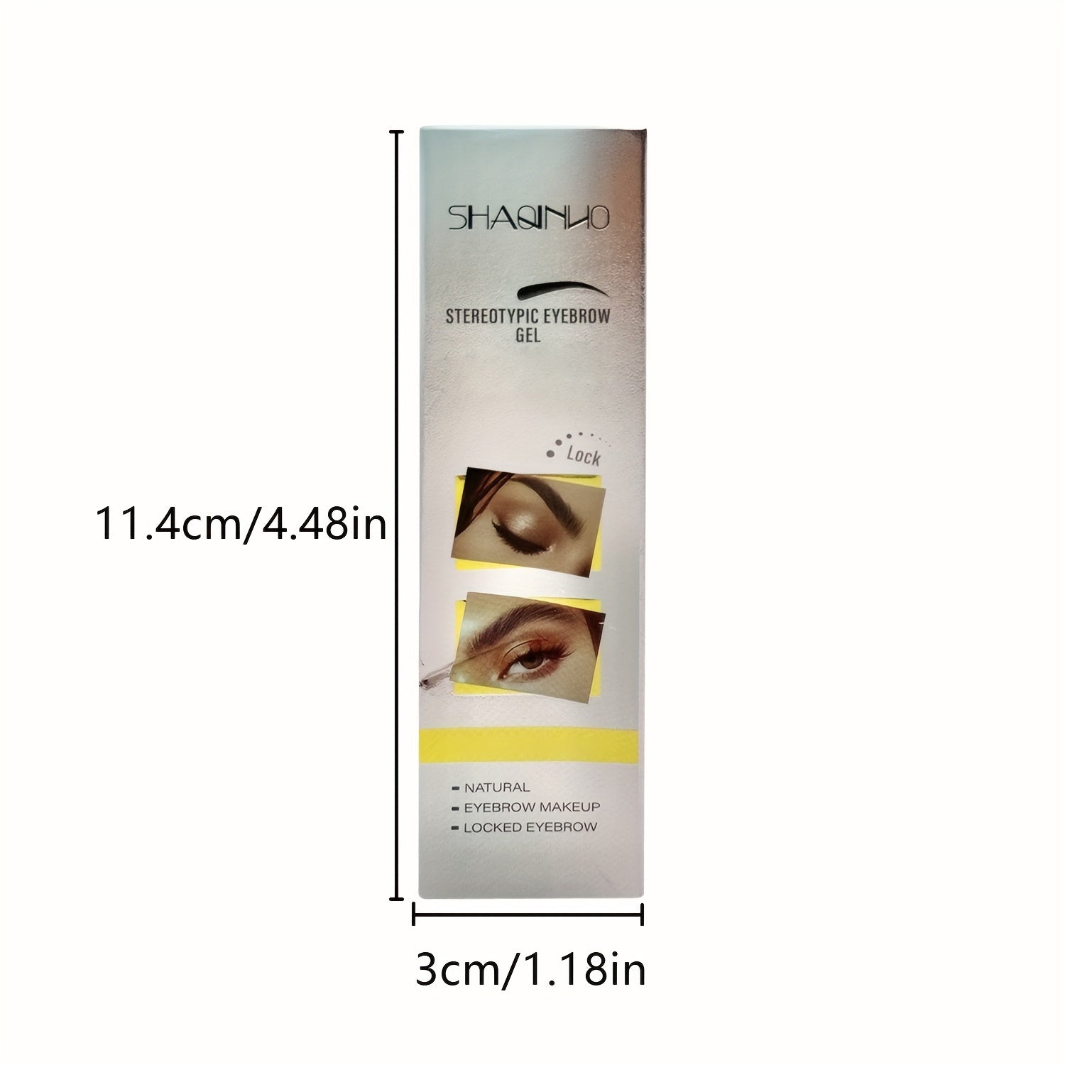3D Eyebrow Shaping Gel, Long-Lasting Waterproof Quick-Dry Brow Styling with Brush Applicator, Natural Wild Look for All Beige Types, Brow Grooming, Makeup Setting, Natural Look, Wild Brow, Longlasting Hold, Brow Wax, Brow Fil