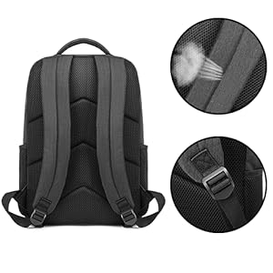 Travel Laptop Backpack with USB Port - Water Resistant 15.6 Inch Computer Bag for Work, School & Casual Use (Men/Women)
