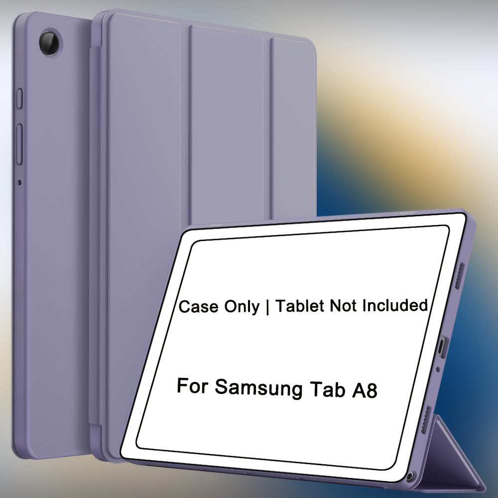 Case for Samsung Galaxy Tab A9 Plus 11-Inch 2023 (SM-X210 SM-X215), for Tab A9/A8/A7 Lite/S7/S8/S9/S10 FE, Soft Smooth Back Protective Cover, Lightweight, Scratch-Resistant, Anti-Slip, Foldable Stand, Auto Sleep/Wake Function