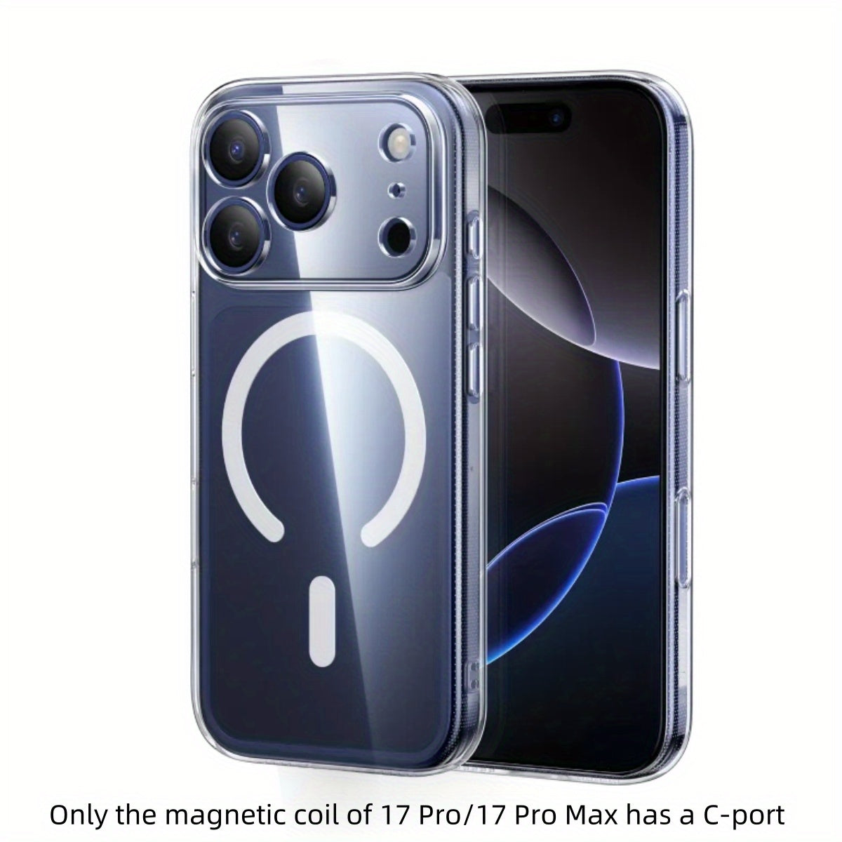 Magnetic Shockproof Case for iPhone 17 Series (17 Air/17 Pro/17 Pro Max): Durable Minimalist Protective Cover with Premium Finish
