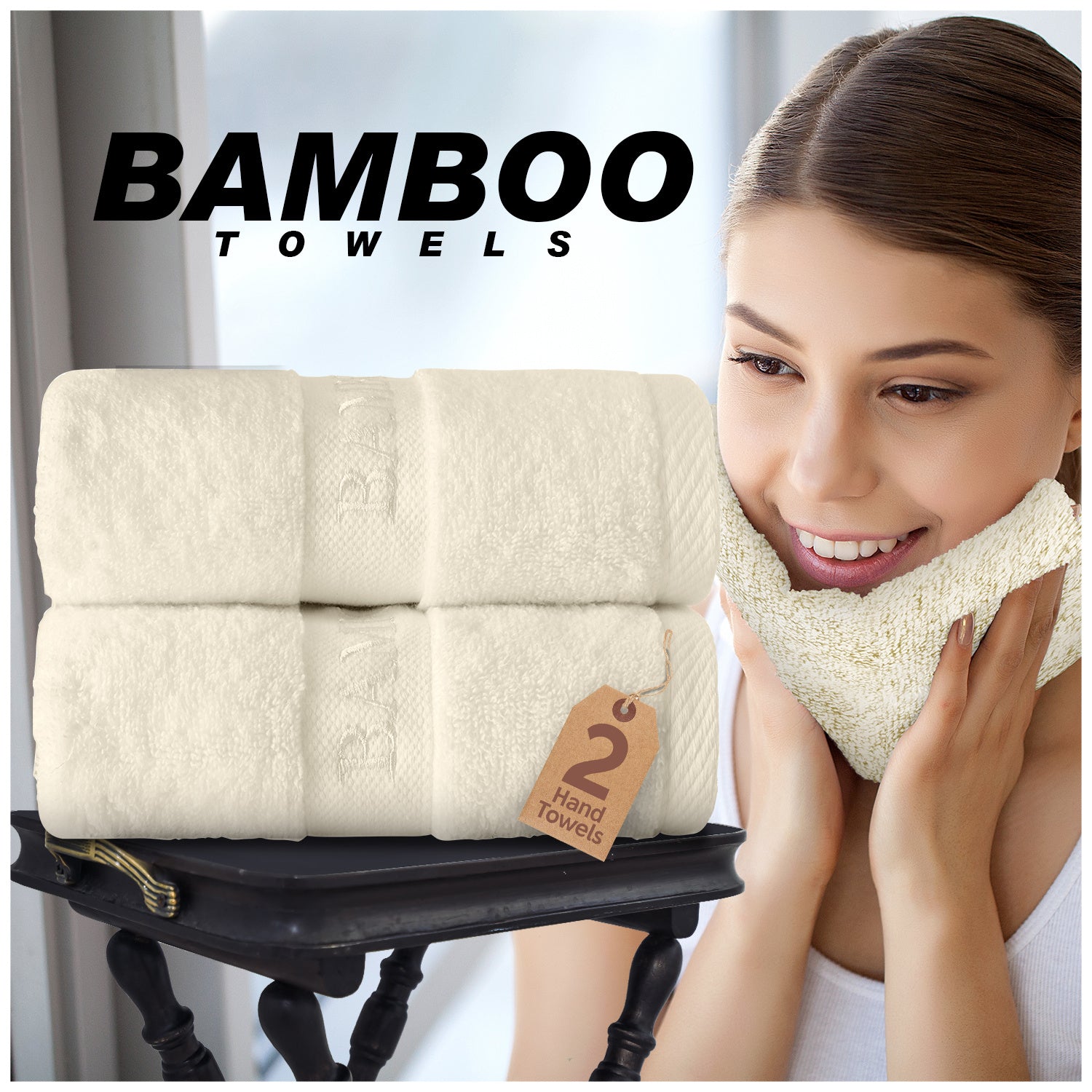 Multi-Purpose Ultra Soft & Highly Absorbent Towels for Bathroom, Gym, Kitchen, Face, Hands OR