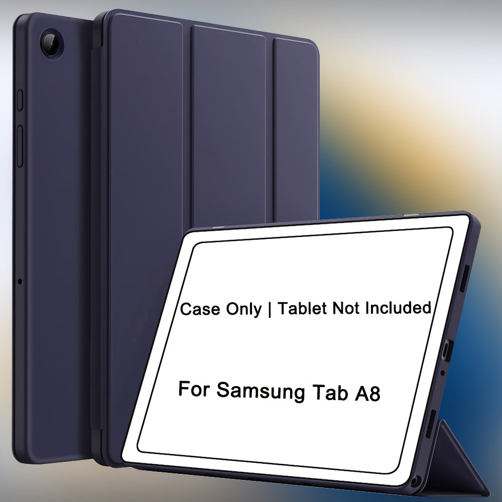 Case for Samsung Galaxy Tab A9 Plus 11-Inch 2023 (SM-X210 SM-X215), for Tab A9/A8/A7 Lite/S7/S8/S9/S10 FE, Soft Smooth Back Protective Cover, Lightweight, Scratch-Resistant, Anti-Slip, Foldable Stand, Auto Sleep/Wake Function