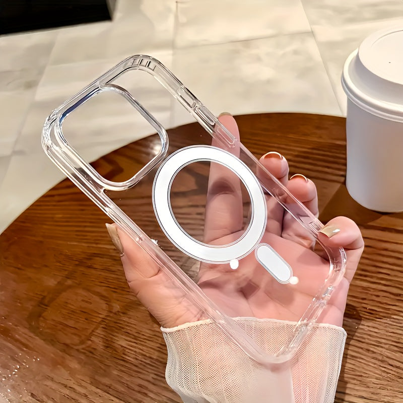 Luxury Magnetic Wireless Charging Protective Case for iPhone 11–17 (Pro/Pro Max/Air) – Shockproof and Durable Cover