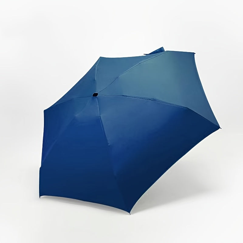 Six-Rib Capsule Pocket Umbrella – Compact, Portable, Lightweight Mini Umbrella for Men, Women & Kids, Windproof and Easy to Carry