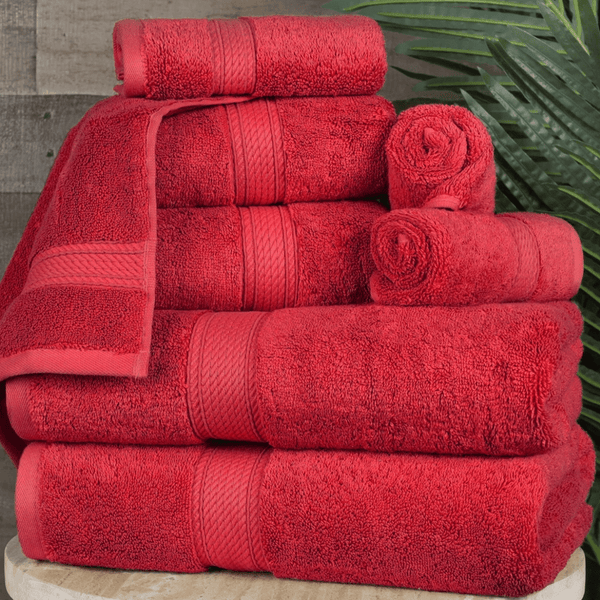 10Pack Towel Bale Sets Cotton Towels Bale Set 500 GSM Super Soft Extra Absorbent Face Hand Washing Gloves and Bath Towels Sets