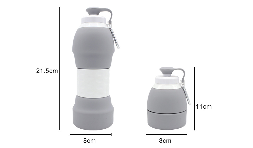 Folding Silicone Portable Telescopic Drinking Cup: Foldable Coffee Cup, Multifunctional Travel Cup for Outdoors, High Capacity