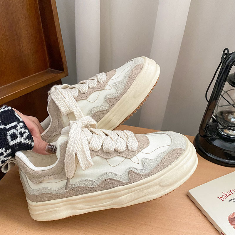 Girl's Casual Sneaker All-matching Platform Shoes