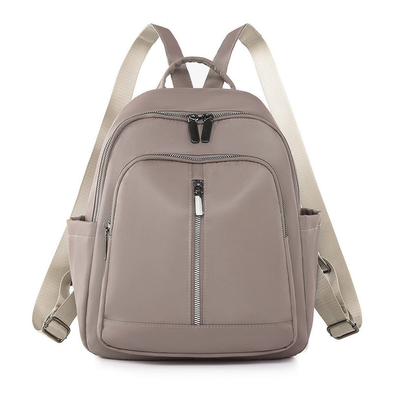 Casual Women's Nylon Backpack Simple Versatile Large Capacity