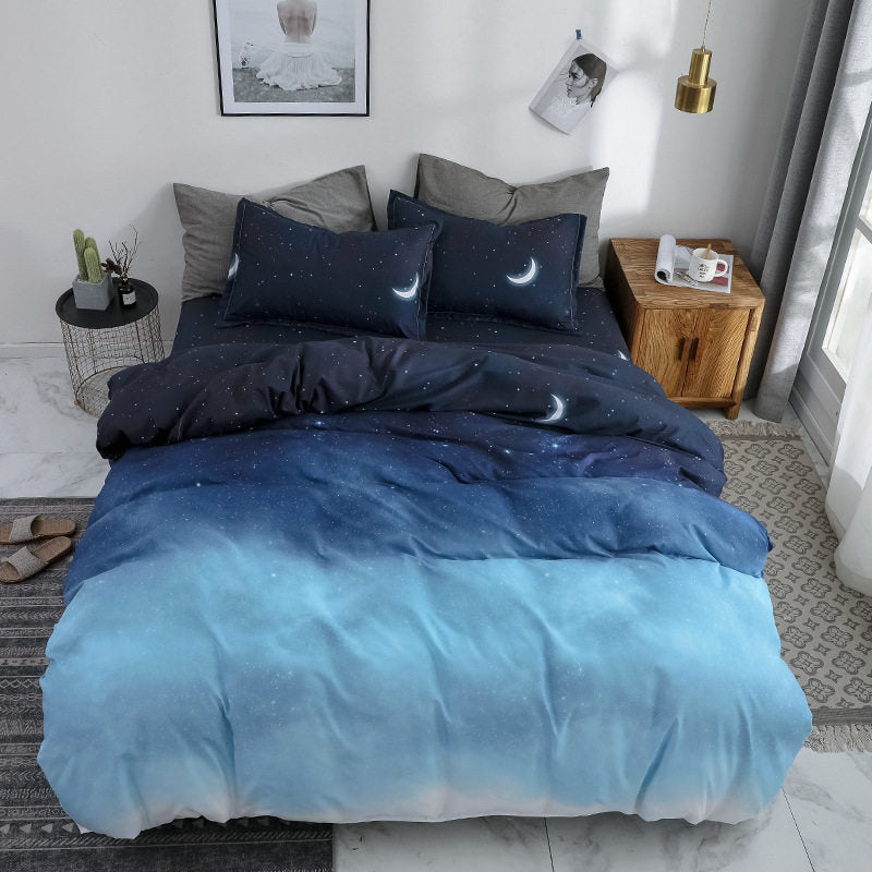 4-Piece Bedding Set: Includes Bed Sheets, Quilt, Duvet Cover, and Bedding for a complete and coordinated bedroom ensemble.