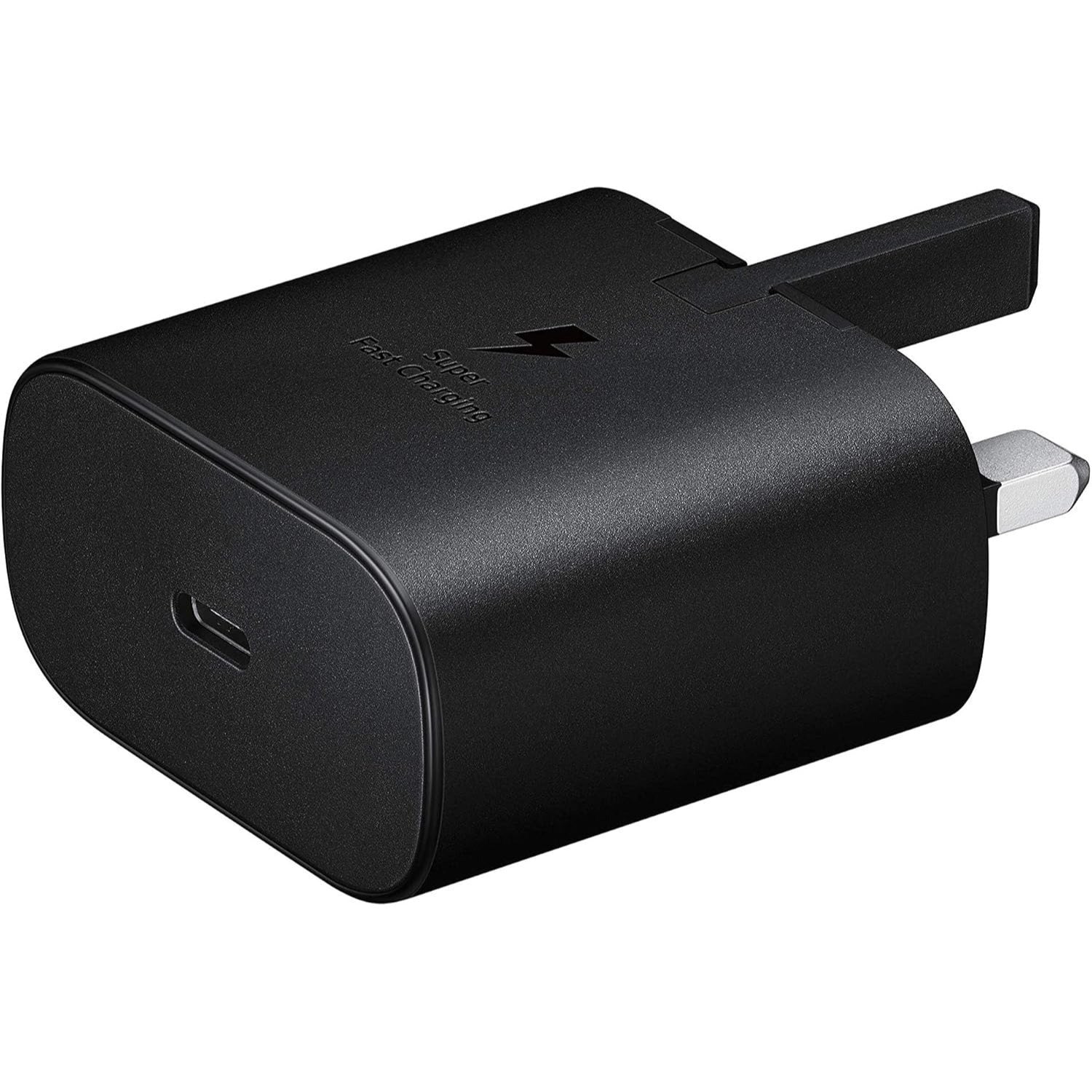 Samsung Galaxy Official 25W Super Fast Charging Travel Adapter (without USB-C to C Data Cable), Black