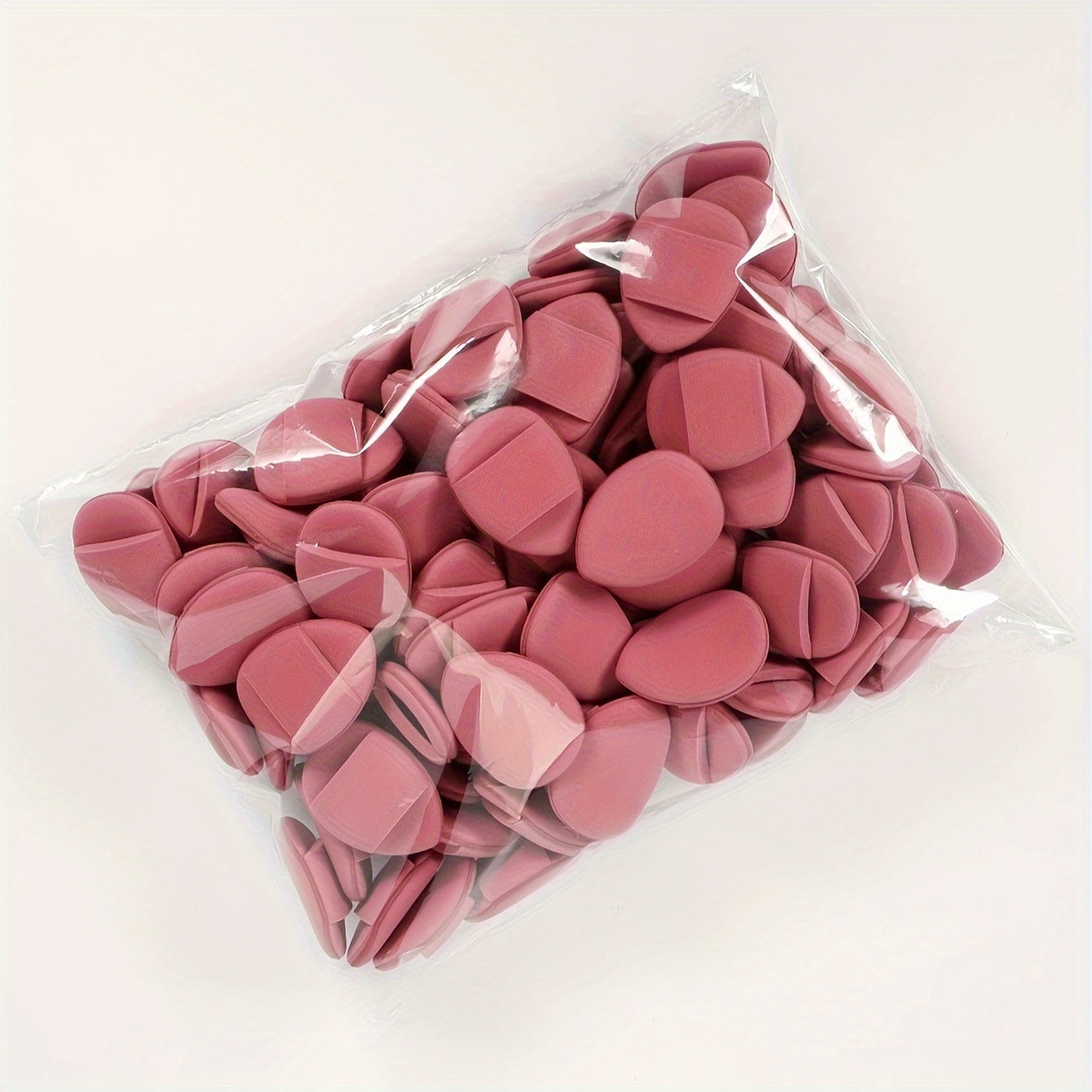 100-Pack Mini Finger Air Cushion Puff, Latex-Free Blending Sponges For Liquid Foundation, Concealer Application, Suitable For All Skin Types