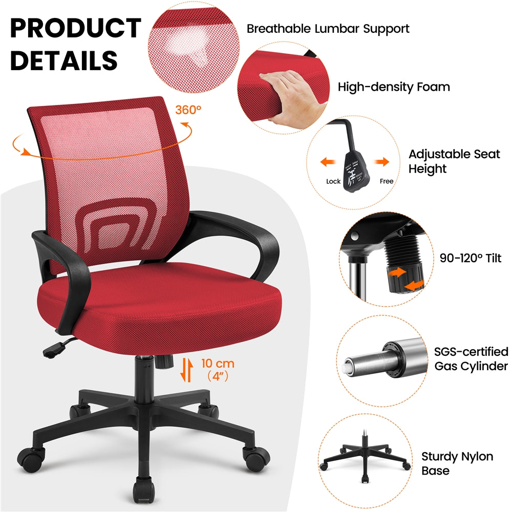 Costoffs Desk Chair, Computer Chair, Executive Chair, Mesh Computer Chair, Mid-Back Desk Chair, Mid Back Office Chair, Computer Mesh Chair, Height Adjustable Computer Chair, Office Chair