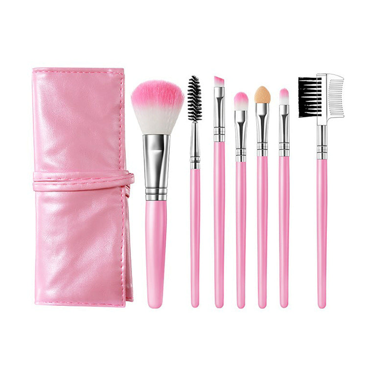 7pcs/kits Professional Makeup Brushes Set: Cosmetics Brand Makeup Brush Tools, including Foundation Brush, for Face Makeup Beauty Essentials