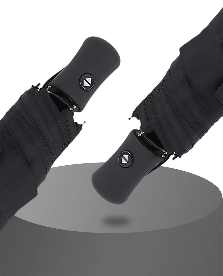 Automatic Golf Umbrella – 8-Rib Windproof UV-Protection Design with 38in/98cm Canopy, Compact Folding, Ergonomic Handle, Heavy-Duty Travel Umbrella for Men & Women, Outdoor Sports & Adventures