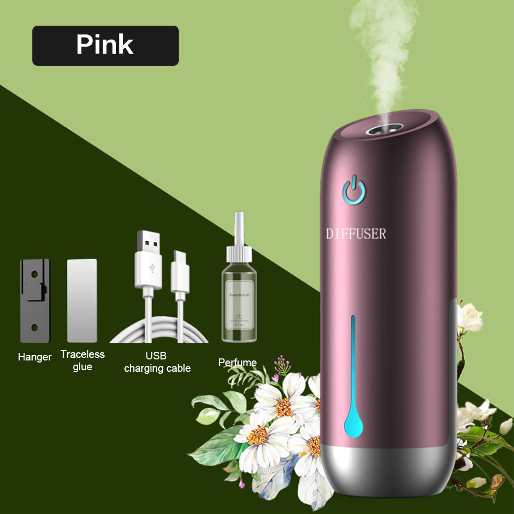 50ml Aromatherapy Machine Timed Automatic Spraying Fragrance Household Perfume Machine Toilet Deodorizing Air Purifying Diffuser